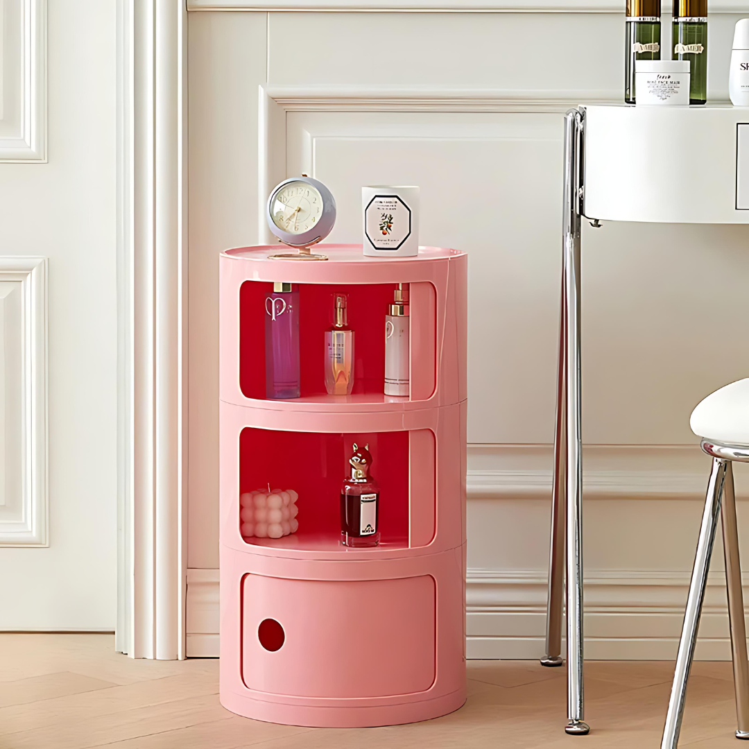 Nera Krog | Tavolino di design a botte con ripiano in legno