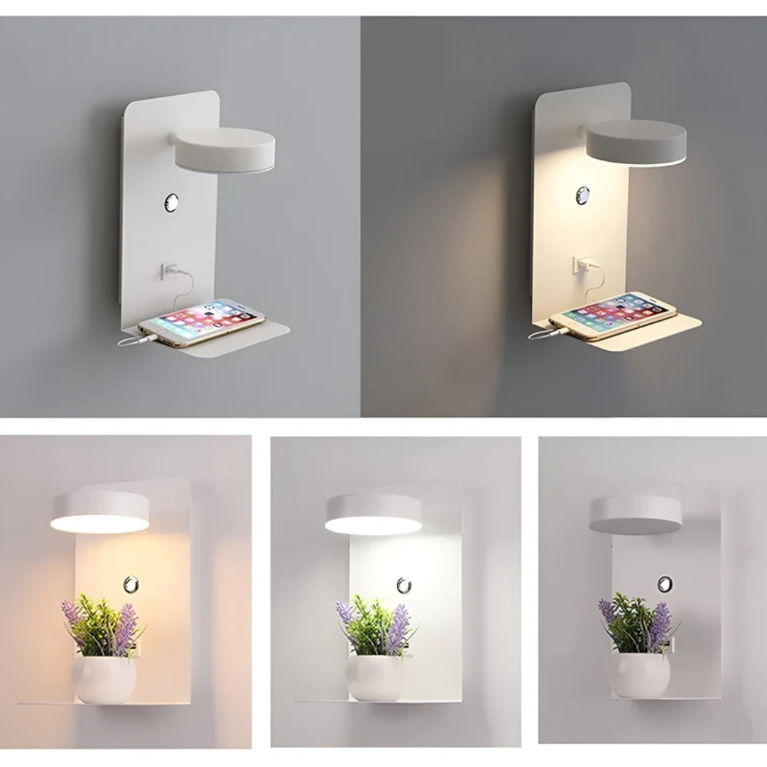 Lunvion Ray | lampada da parete LED minimalista per interni moderni