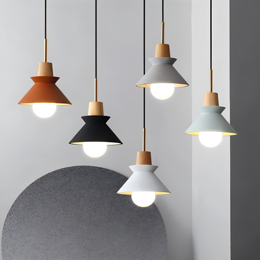 VibrantMacaron – Scandinavian Modern Pendant Light in Pastel Colors