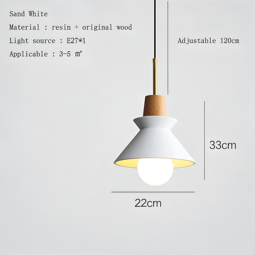 VibrantMacaron – Scandinavian Modern Pendant Light in Pastel Colors