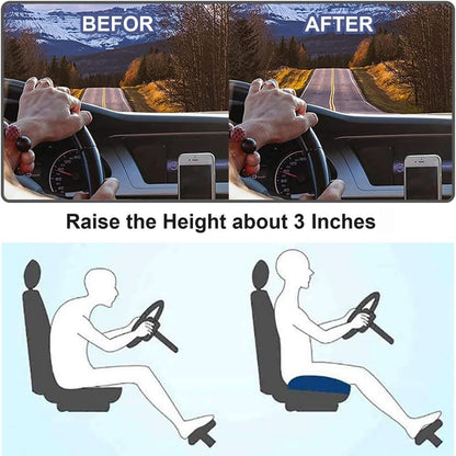 ViewBoost | Ergonomisches Autositzkissen für Komfort und Sicherheit 3