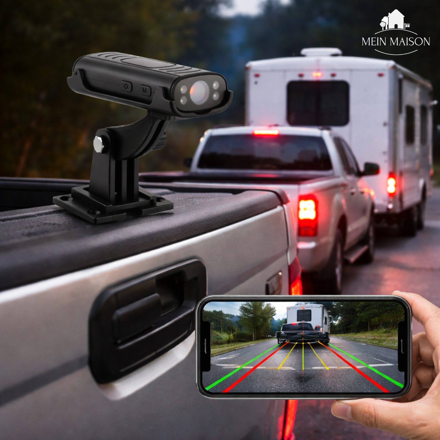 VisionGuard | Kabellose Rückfahrkamera mit HD-Nachtsicht 1