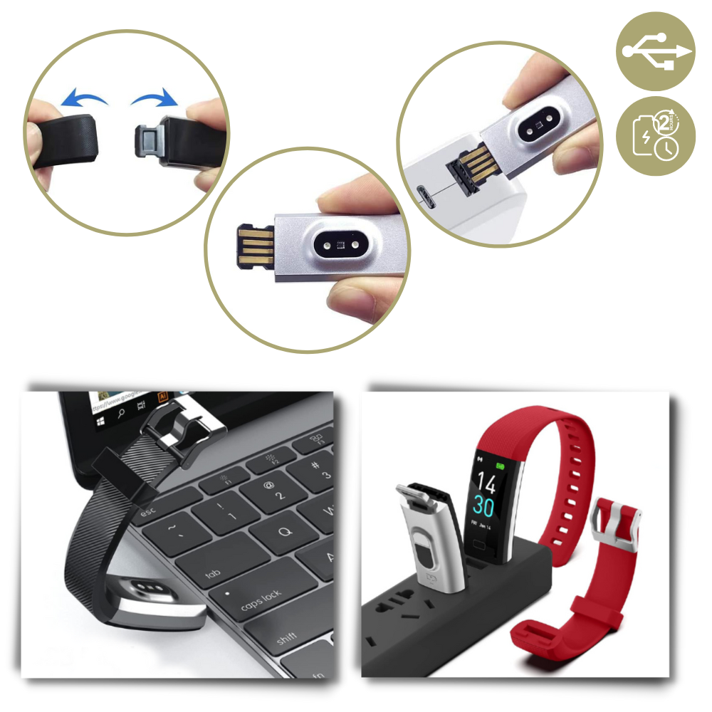 VitalBand | Elegante Gesundheitsmonitoring Smartwatch 4