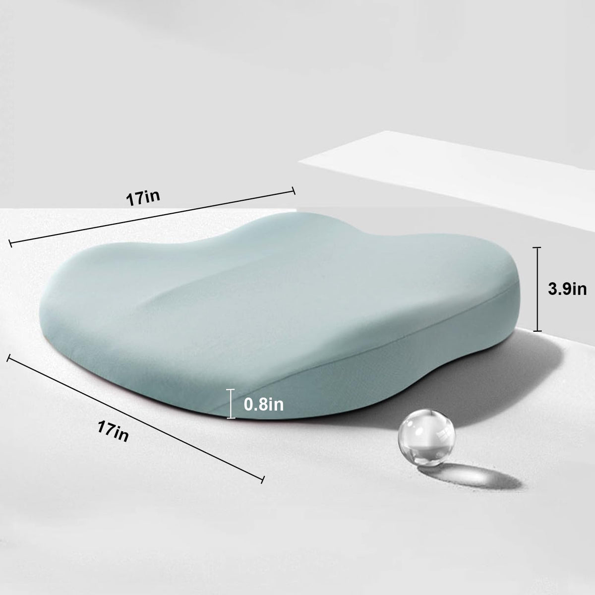 Elevano | Memory Foam Car Seat Booster Cushion for Adults, Raises Seat Height