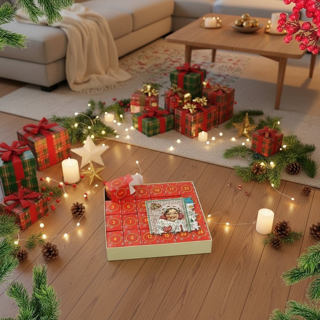 Puzzvent | Puzzle Adventskalender mit 1000 Teilen und Weihnachtsmotiv