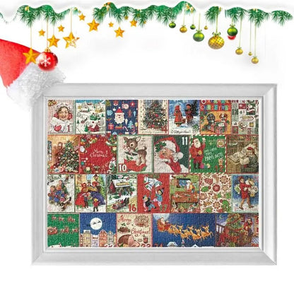 Puzzvent | Puzzle Adventskalender mit 1000 Teilen und Weihnachtsmotiv