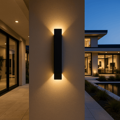 Zylvara | Zylindrische LED Wandleuchte innen aus Metall und Acryl, 3 Größen