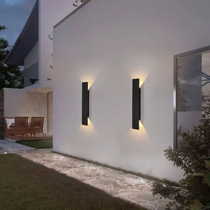 Zylvara | Zylindrische LED Wandleuchte innen aus Metall und Acryl, 3 Größen