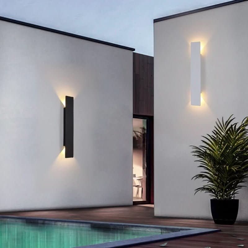Zylvara | Zylindrische LED Wandleuchte innen aus Metall und Acryl, 3 Größen