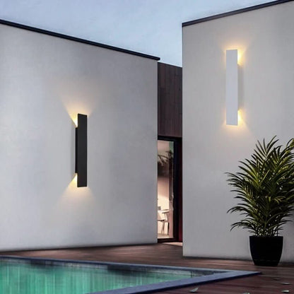 Zylvara | Zylindrische LED Wandleuchte innen aus Metall und Acryl, 3 Größen
