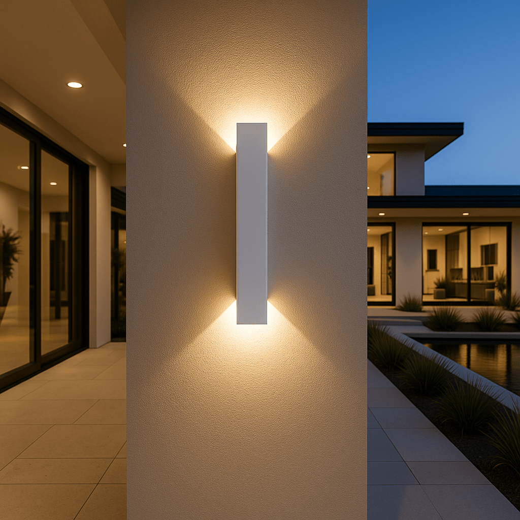 Zylvara | Zylindrische LED Wandleuchte innen aus Metall und Acryl, 3 Größen