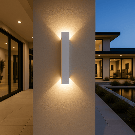 Zylvara | Zylindrische LED Wandleuchte innen aus Metall und Acryl, 3 Größen