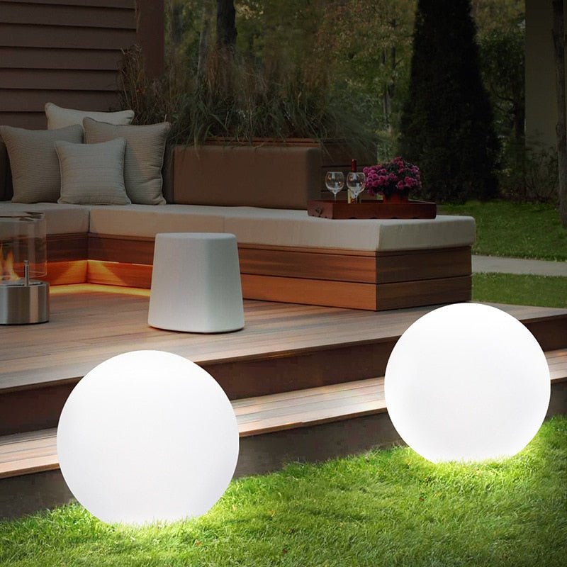 Aurora Sphere | Wodoodporna kula LED z zmiennym kolorem do wnętrz i na zewnątrz