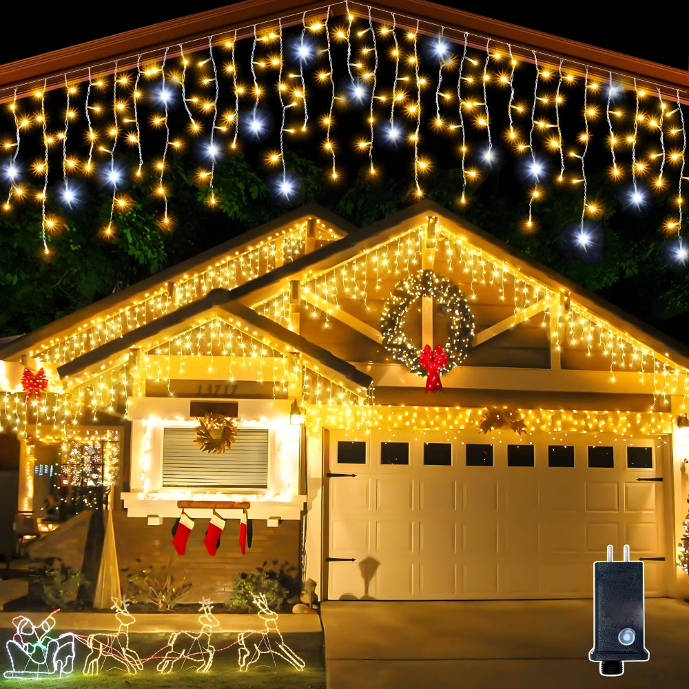 Lumicea | Lichterkette Outdoor als LED-Lichtervorhang, wetterfest, 4 bis 32 m