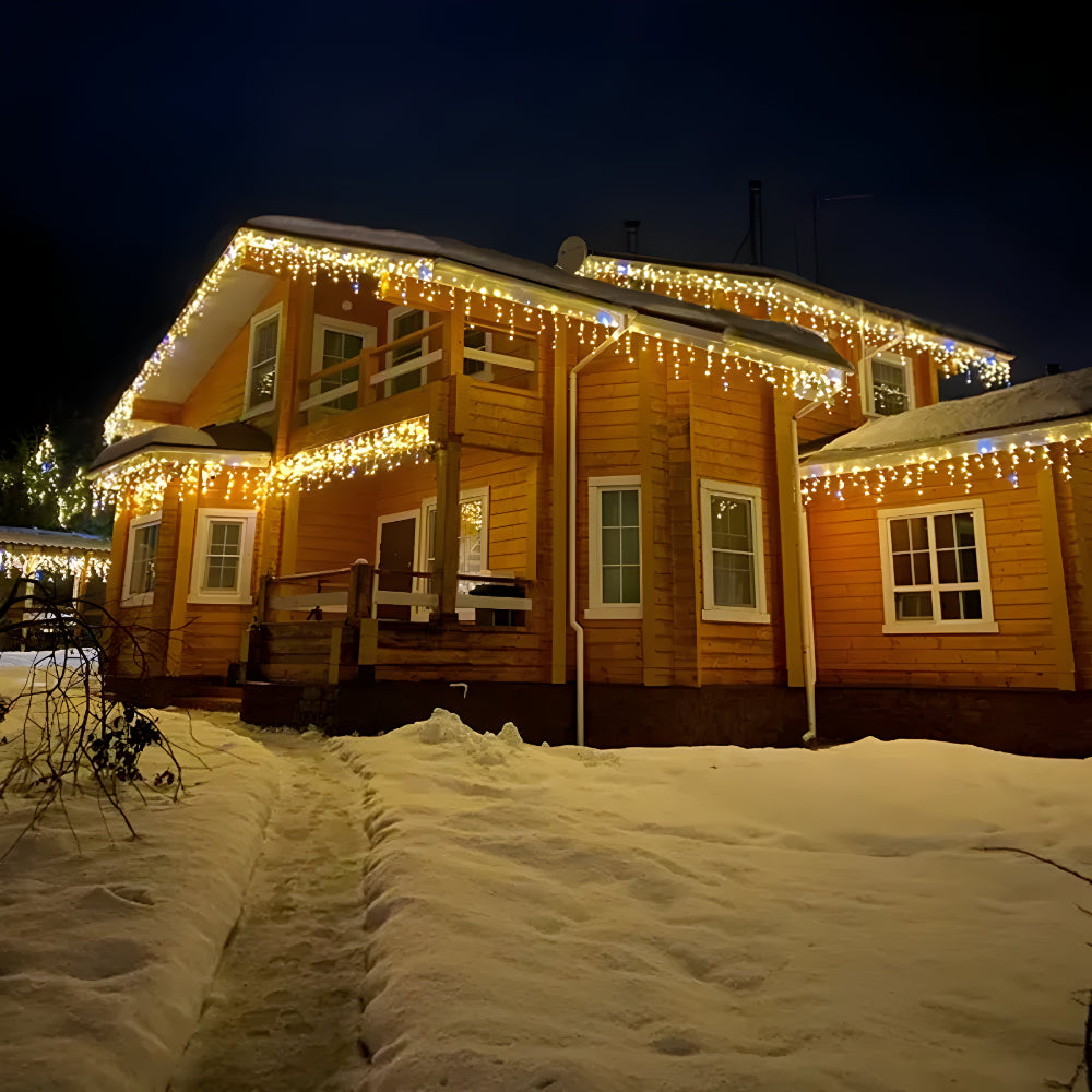Lumicea | Lichterkette Outdoor als LED-Lichtervorhang, wetterfest, 4 bis 32 m