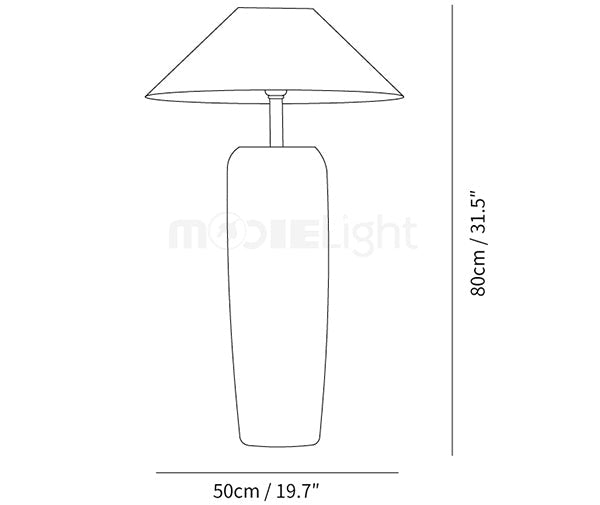 Norvyn Root | Lampada da terra scandinava in legno invecchiato con paralume in tessuto