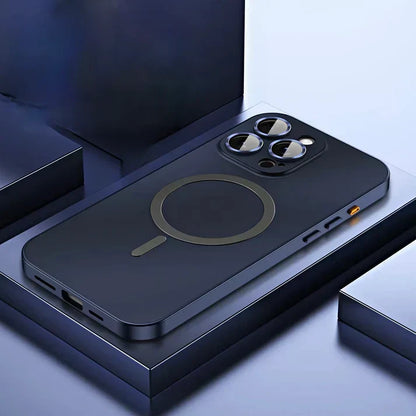Caselio | Metall Handyhülle magnetisch für iPhone 12 bis 16, stoßfest