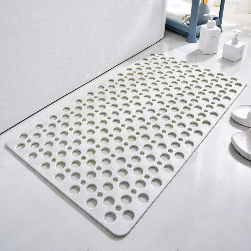 Silvra | Non-Slip Shower Mat with Suction Cups and Quick-Dry Design