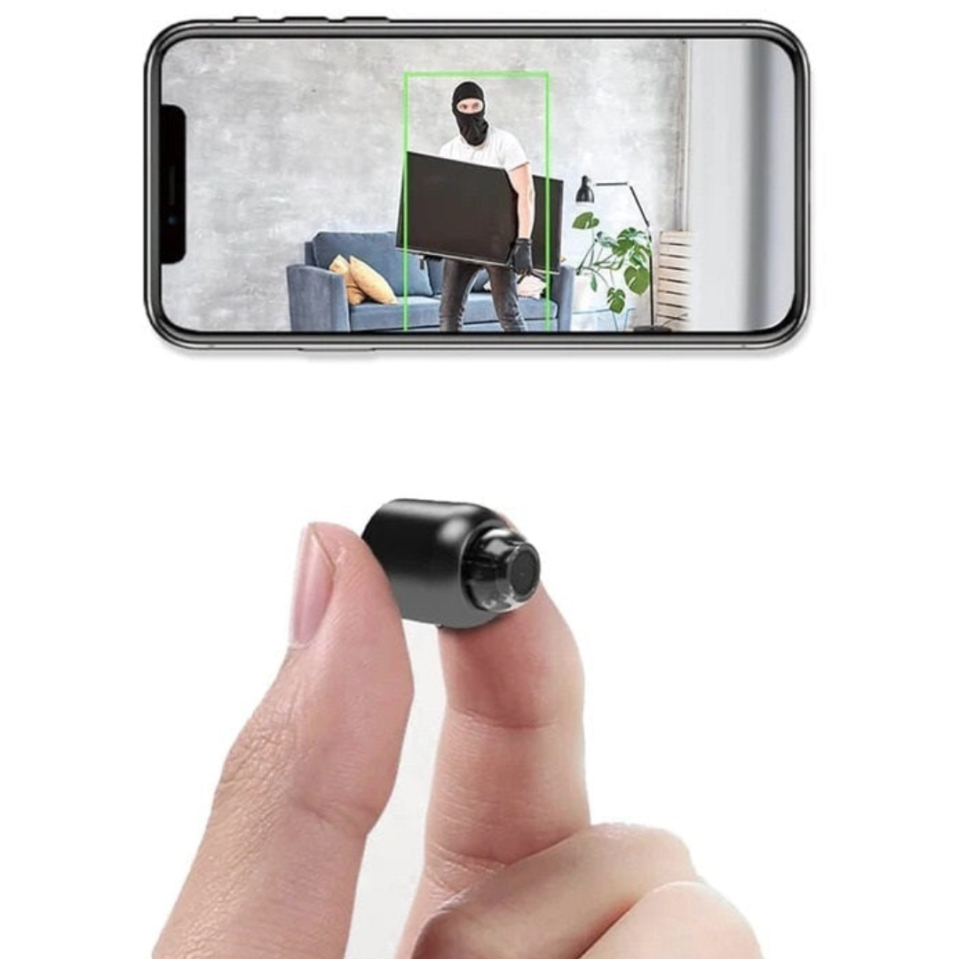 Wachora | Pack de 2 minicámaras de vigilancia con wifi, 1080p y visión nocturna