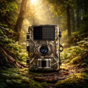 Wild camera with night vision & motion detector | Weatherproof outdoor camera for photo & video | ForestGuard