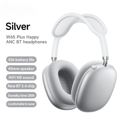 Sonavel | Auriculares circumaurales con ANC, Bluetooth 5.4 y hasta 45 h de batería