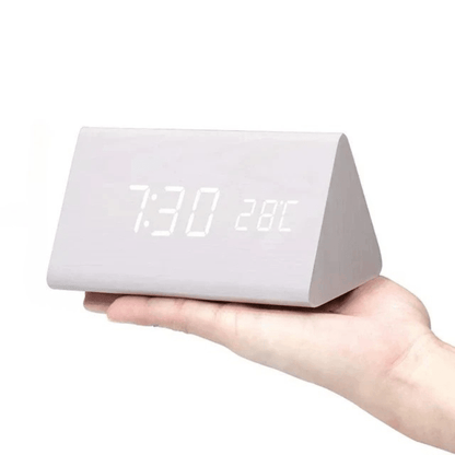 Woodsense | Elegante LED-Holzuhr mit Sprachsteuerung 10