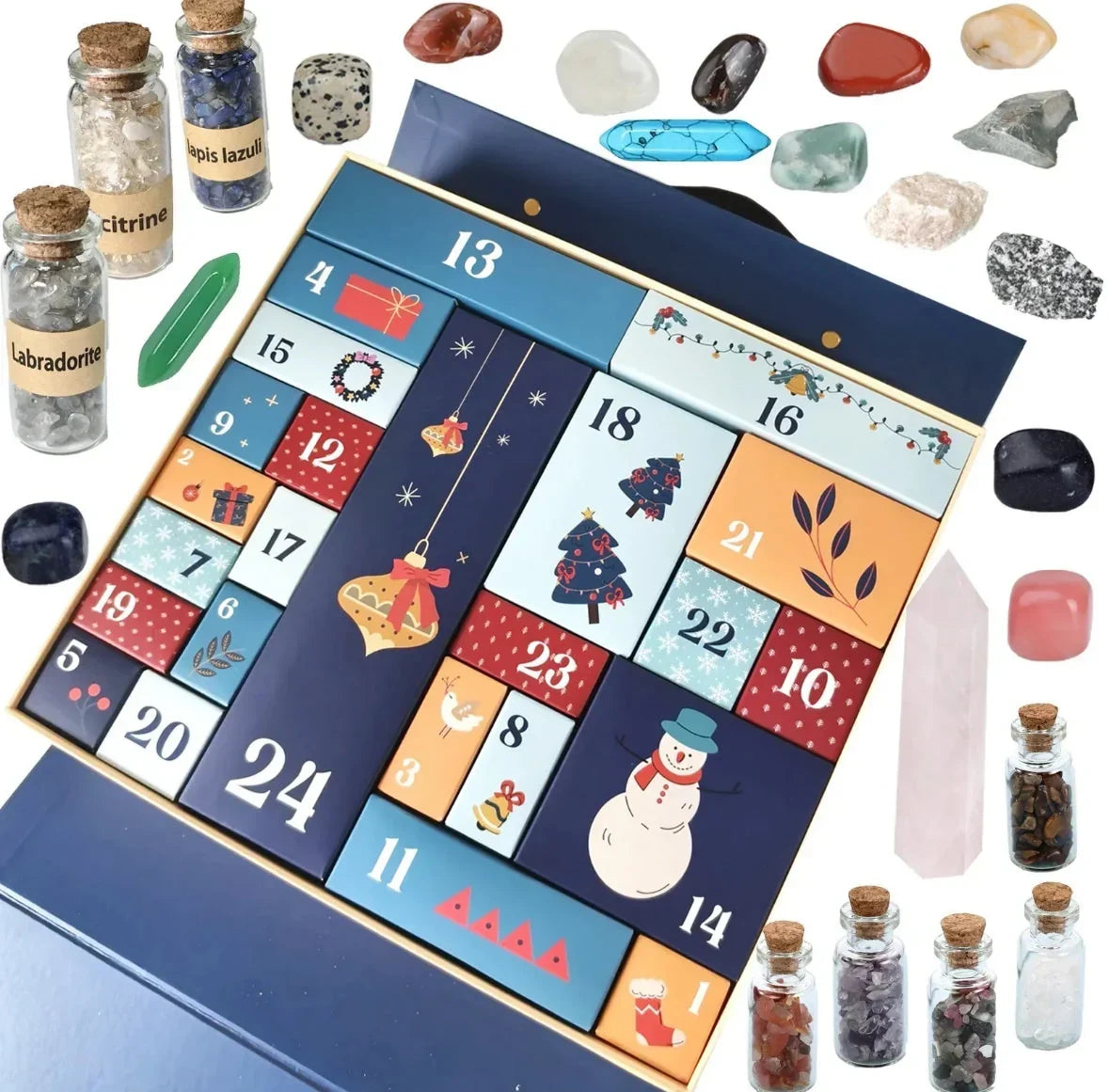 Mineralien Adventskalender XXL 2026
