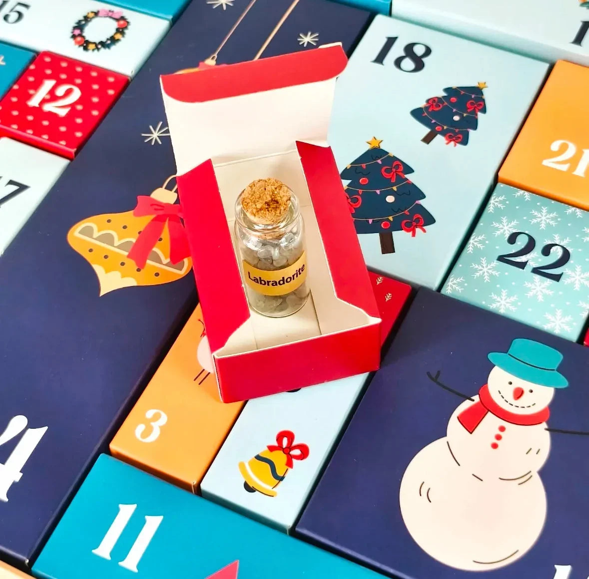 Mineralien Adventskalender XXL 2026