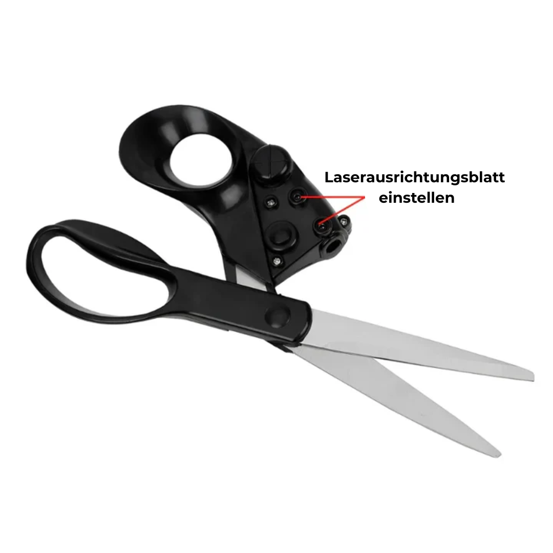 Lasciro | Forbici per tessuti in acciaio inox con guida laser, 21,5 cm
