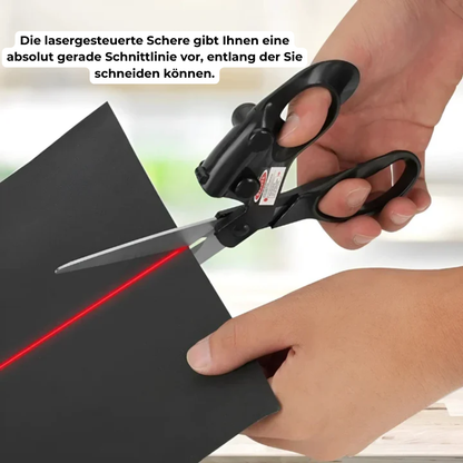 Lasciro | Forbici per tessuti in acciaio inox con guida laser, 21,5 cm