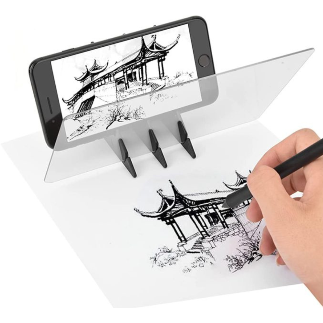 Skizzora | Acrylic Drawing Projector for Tracing, No Power Needed