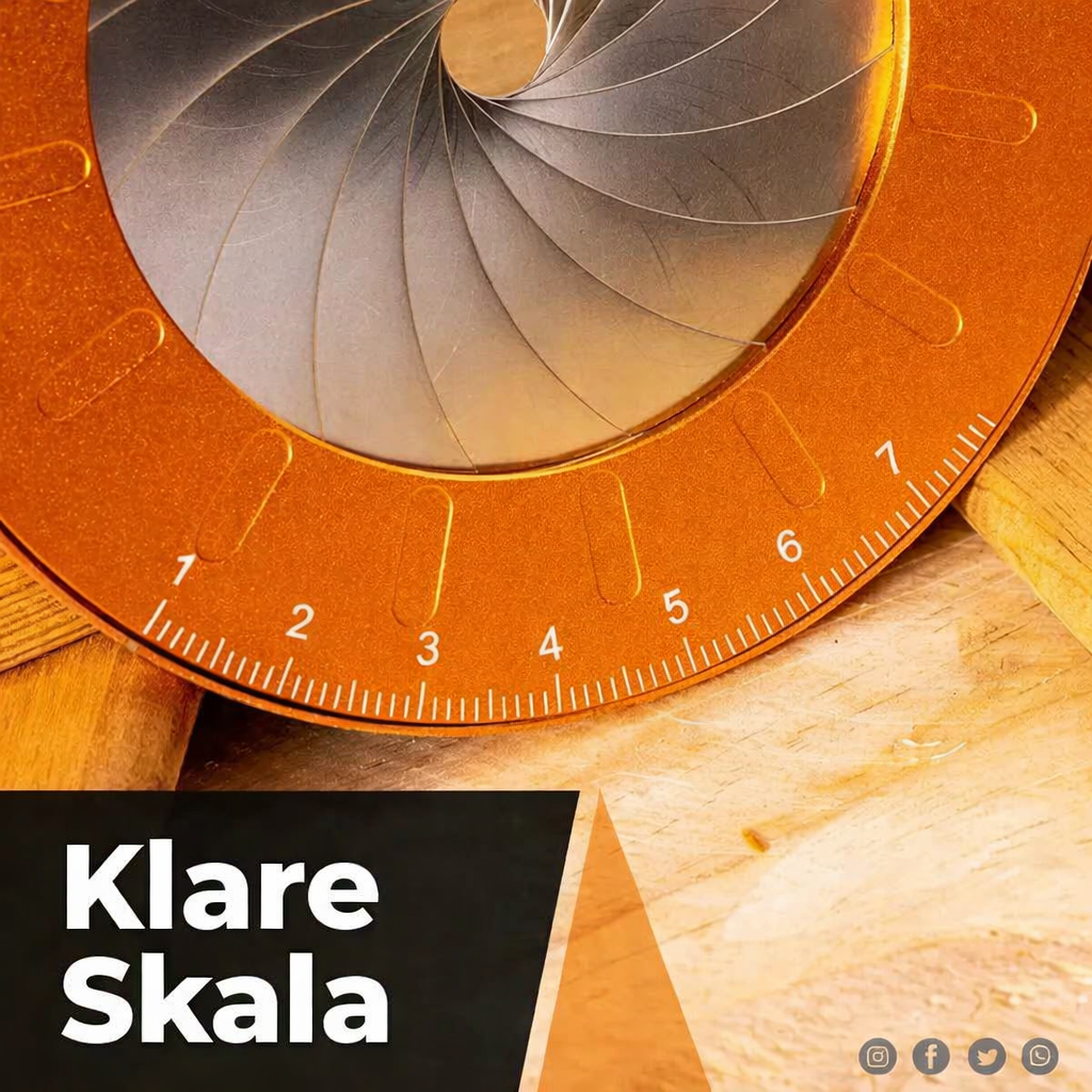Zirkula | Verstellbarer Kreiszeichner aus Aluminium für Kreise bis 12,5 cm