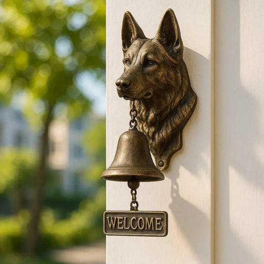 Zorenza | Antike Wandklingel im Hundedesign 0