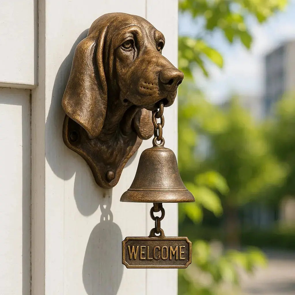 Zorenza | Antike Wandklingel im Hundedesign 1