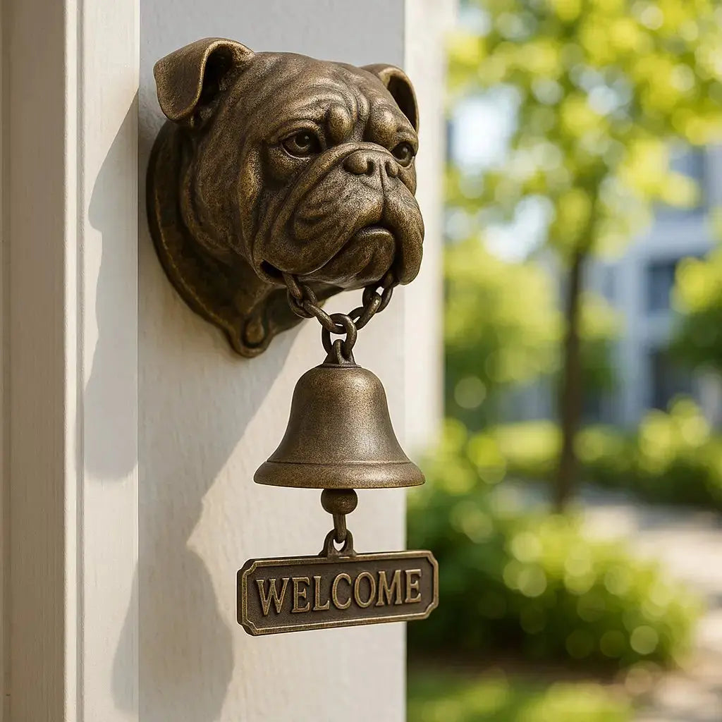 Zorenza | Antike Wandklingel im Hundedesign 2