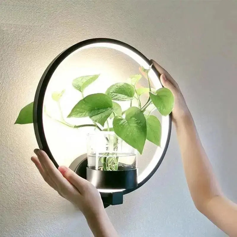 Zorenza | Botanische Wandleuchte mit Pflanzenelement 4