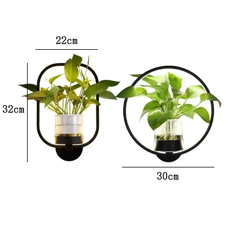 Zorenza | Botanische Wandleuchte mit Pflanzenelement 5