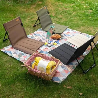 Zorenza | Klappbarer Bodenstuhl mit Rückenlehne 2