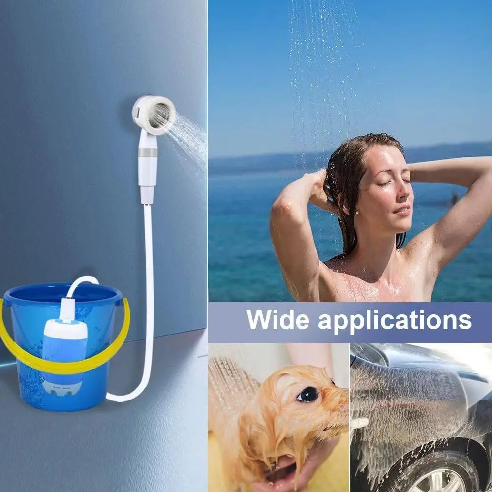 Zorenza | Tragbare Outdoor-Dusche mit USB-Ladefunktion 1