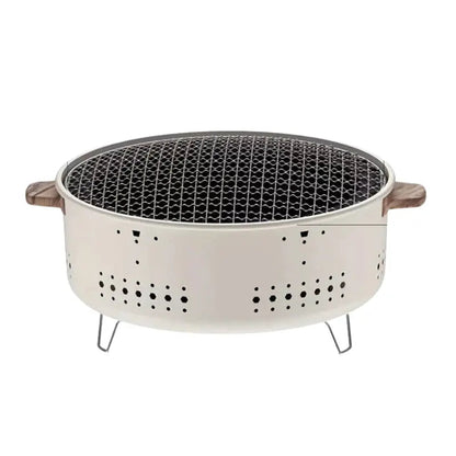 Zorenza | Tragbarer Holzkohlegrill aus Edelstahl mit Modernem Design 0