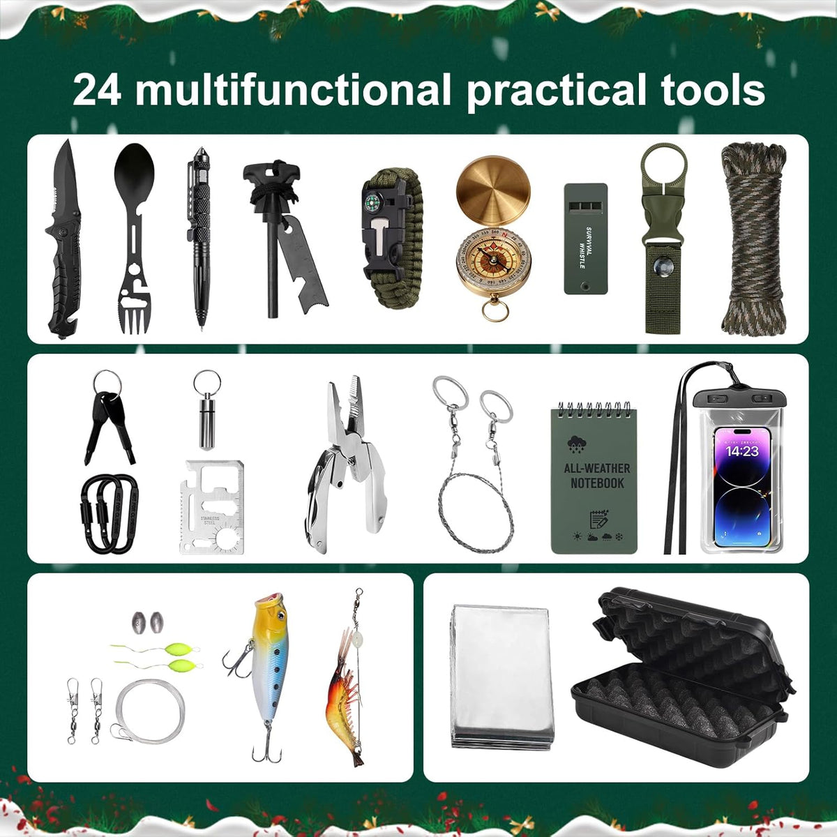 Wildaro | 2026 survival advent calendar with 24 outdoor gear items