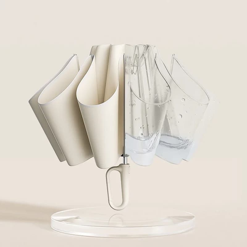 Regnora | Automatic Reverse Folding Umbrella with Reflective Strips
