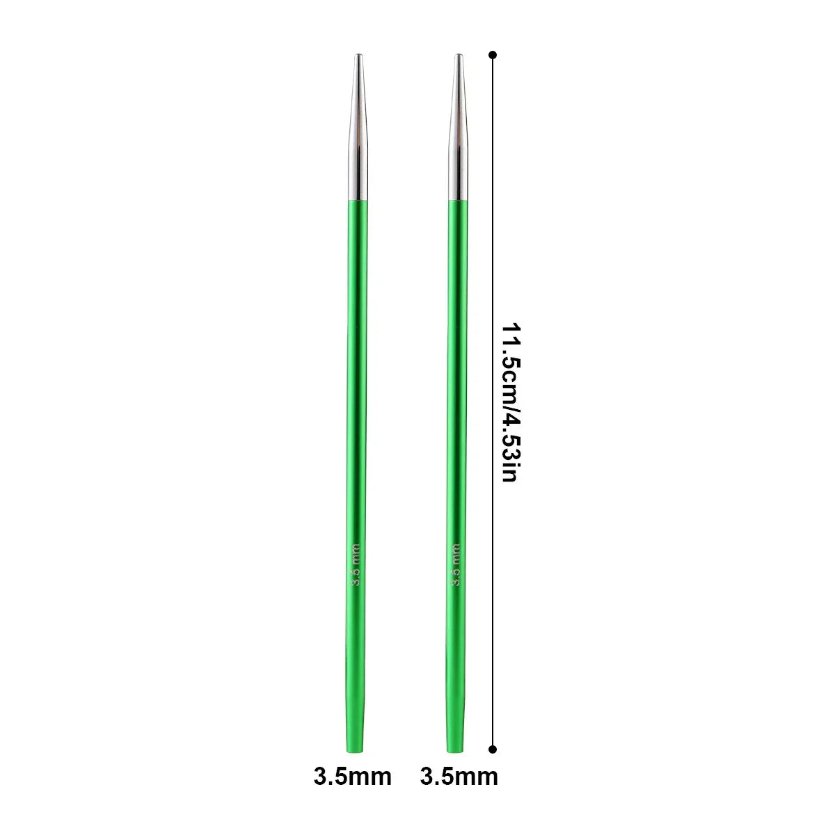 KnitFlex | Set di ferri circolari con punte intercambiabili da 3–8 mm e cavi girevoli