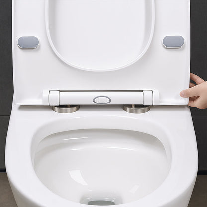 Montiva | Kit de fijación para asiento de inodoro con tacos y tapas de inox