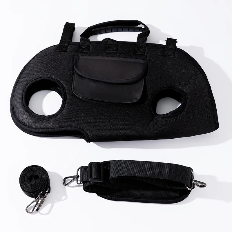 PawCarry | Dog Carrier Bag with Shoulder Strap, Breathable Mesh & Safety Leash