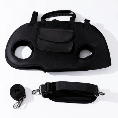 PawCarry | Dog Carrier Bag with Shoulder Strap, Breathable Mesh & Safety Leash