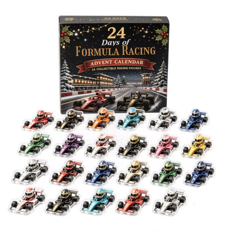 Pistora | Advent Calendar for Racing Fans, Acrylic Race Car Design