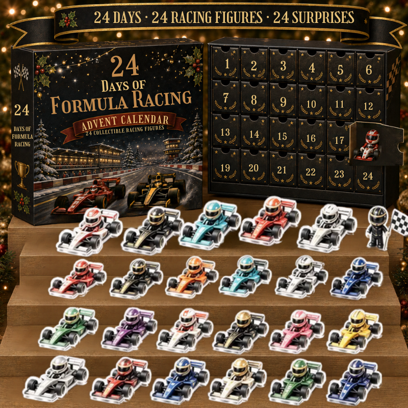 Pistora | Advent Calendar for Racing Fans, Acrylic Race Car Design