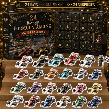 Pistora | Advent Calendar for Racing Fans, Acrylic Race Car Design