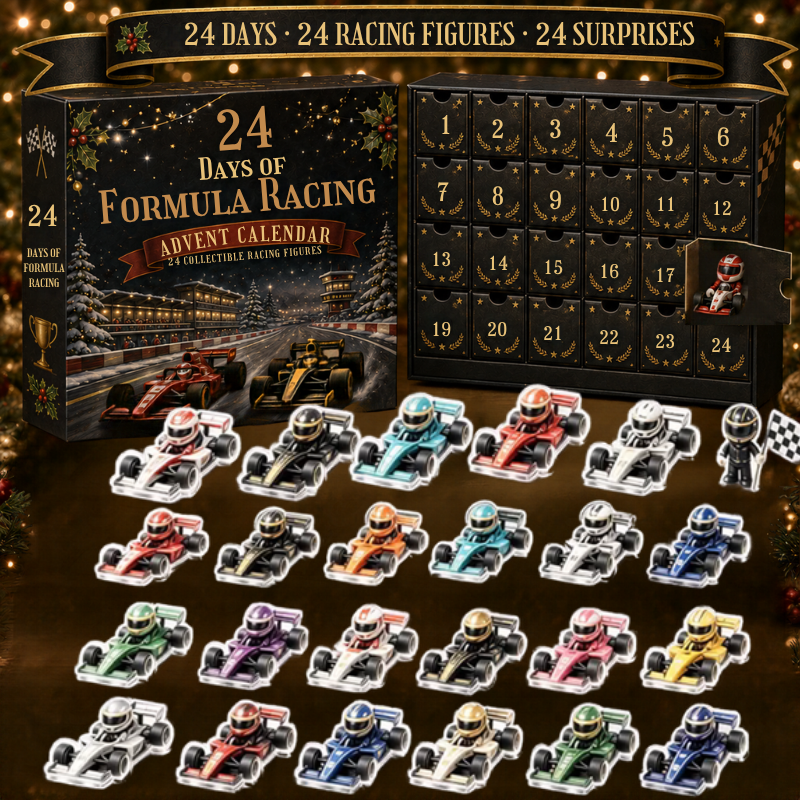 Pistora | Advent Calendar for Racing Fans, Acrylic Race Car Design